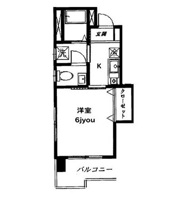 半蔵門線賃貸マンション・1K