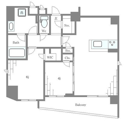 半蔵門線 マンション 2LDK