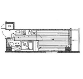 東京都中央区日本橋兜町 賃貸マンション 1K