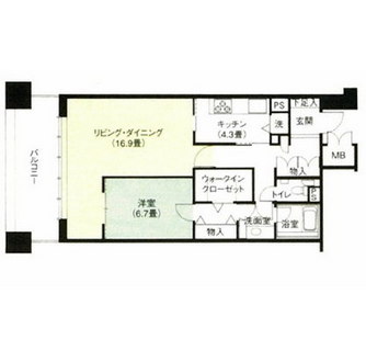 東京都中央区日本橋箱崎町 賃貸マンション 1LDK