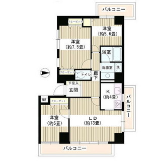 東京都江東区大島１丁目 賃貸マンション 3LDK