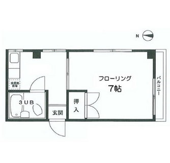 東京都江東区毛利２丁目 賃貸マンション 1K