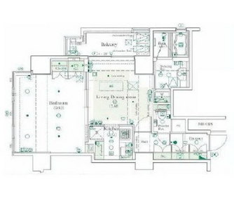 東京都港区赤坂８丁目 賃貸マンション 1LDK