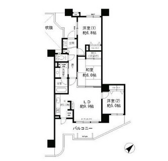 東京都江東区清澄１丁目 賃貸マンション 3LDK