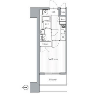 東京都江東区森下３丁目 賃貸マンション 1K