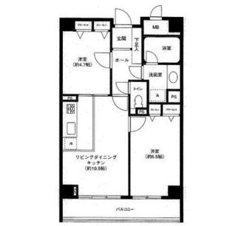 東京都江東区深川２丁目 賃貸マンション 2LDK