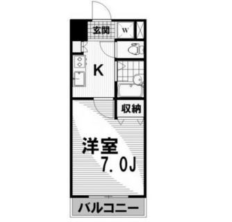 東京都墨田区向島２丁目 賃貸マンション 1K