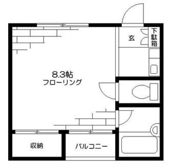 東京都墨田区向島３丁目 賃貸マンション 1R